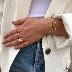 "Ellie" 18 carat gold plated bracelet