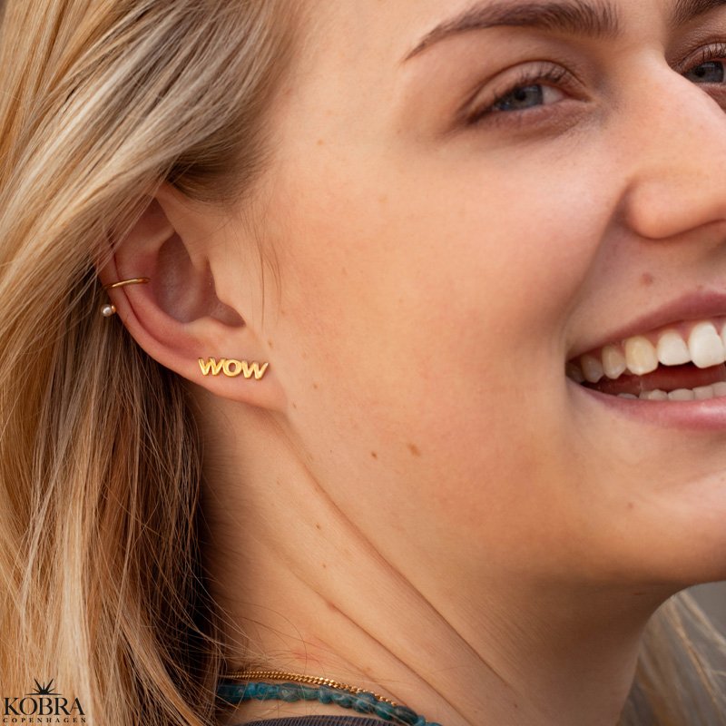 Wow/Mom 18 karat forgyldt rering