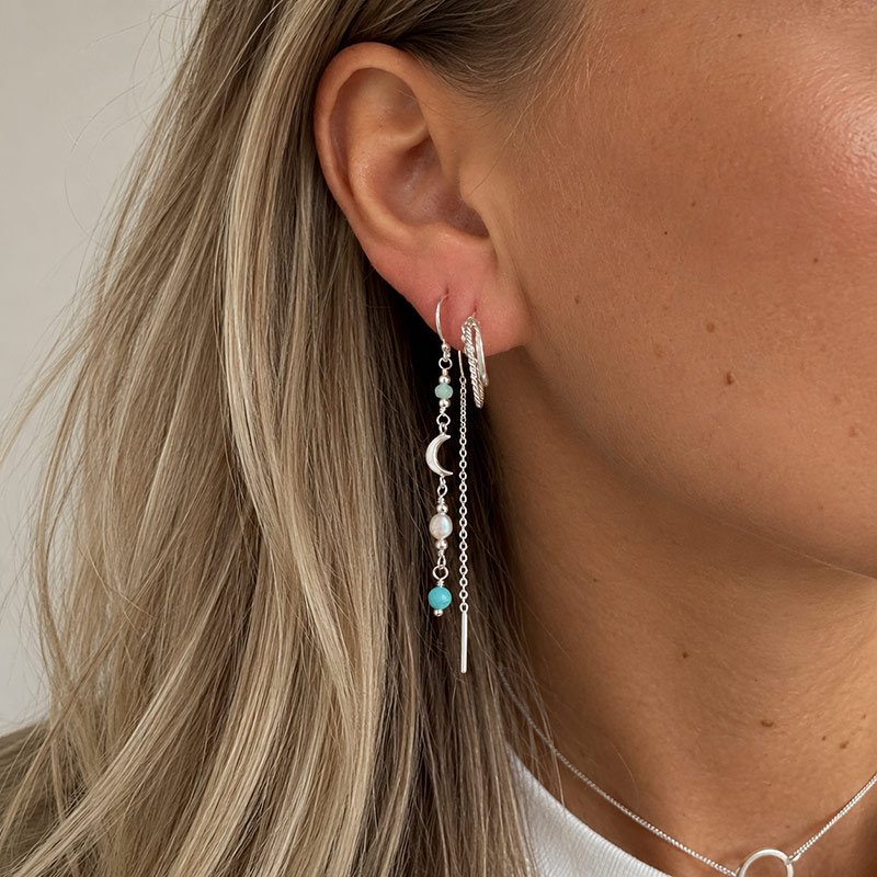 "Moon River" �rh�ngen - Amazonit &amp; S�tvattensp�rlor
