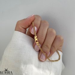 "MOR" armbnd med 2 mm. panzerkde i guld