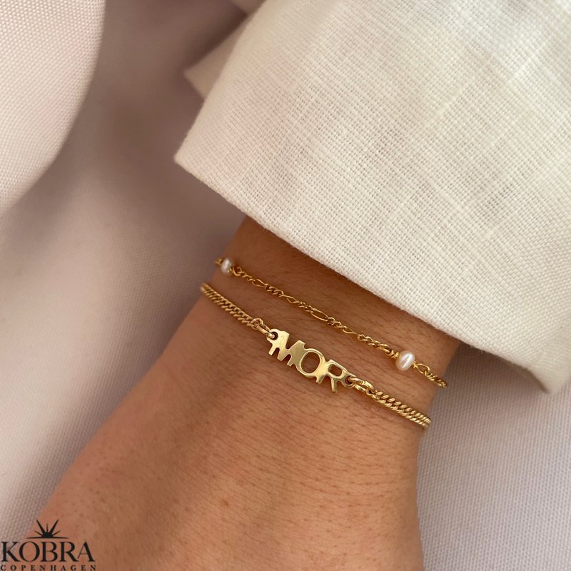 "MOR" armbnd med 2 mm. panzerkde i guld