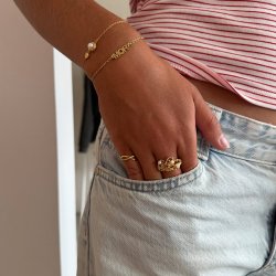 "MOR" 18k forgyldt armb�nd