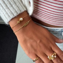 "MOR" 18k forgyldt armb�nd