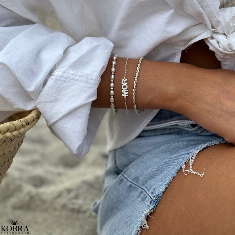 "Rope" beautiful twisted silver bracelet