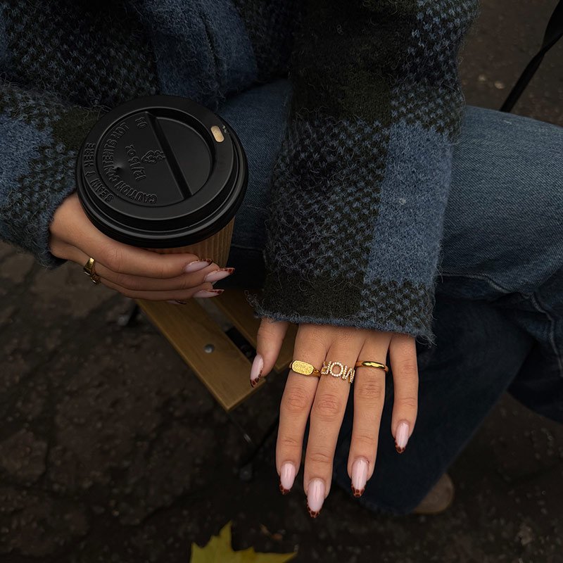 "Simple" fine and simple gold ring