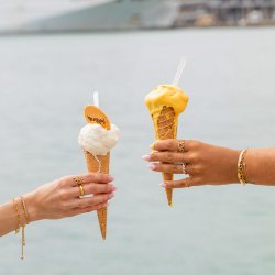 "Fie" ring in 18k gold-plated