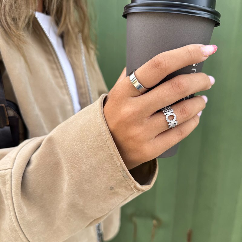 "Jules" enkel bred ring