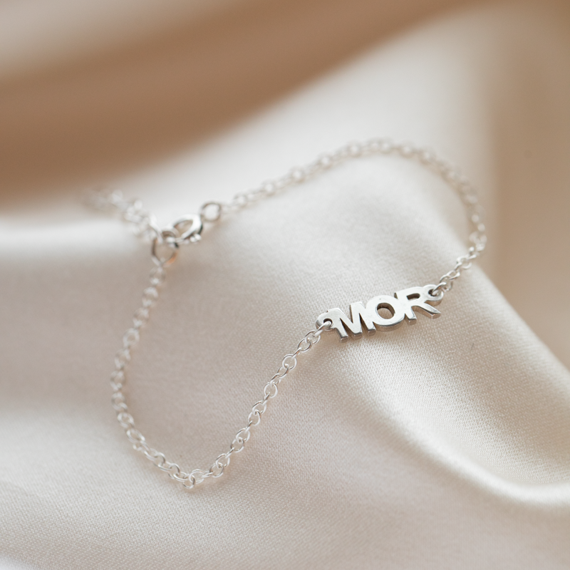 "Mor" armb�nd i sterling s�lv