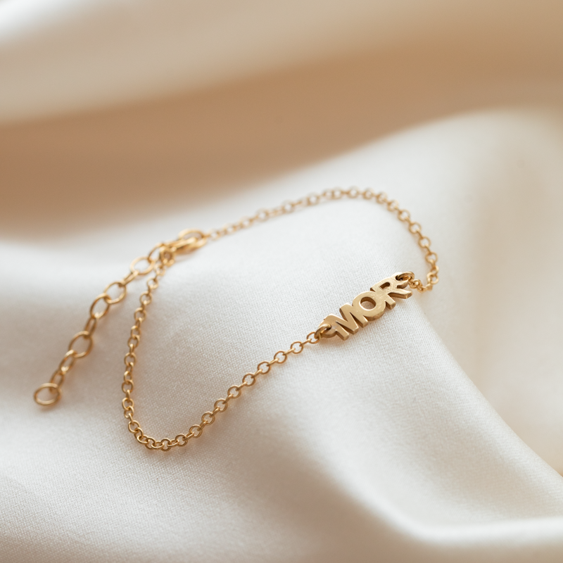 "MOR" 18k forgyldt armb�nd