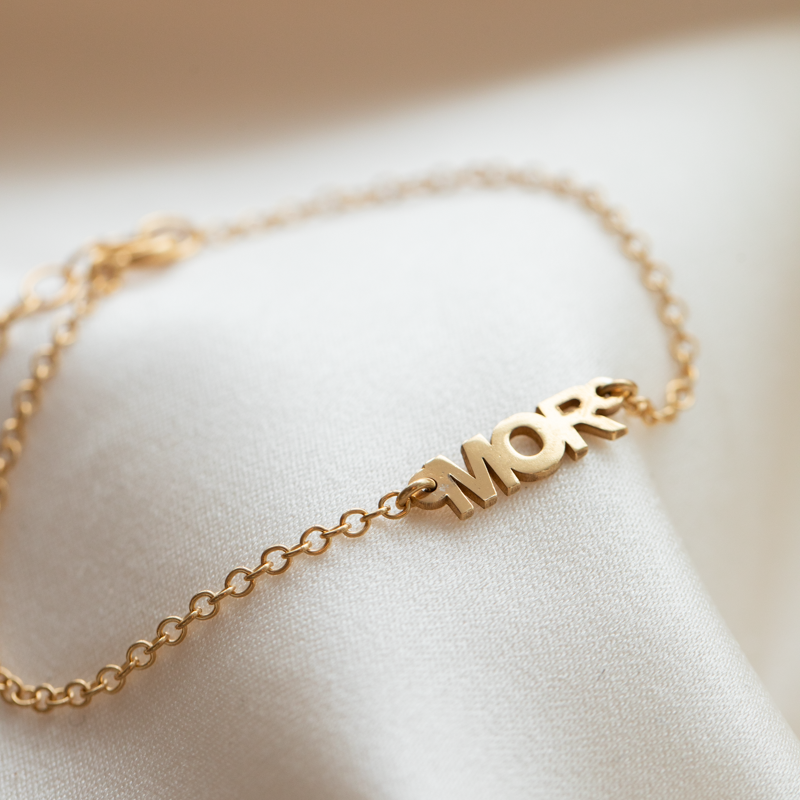 "MOR" 18k forgyldt armb�nd