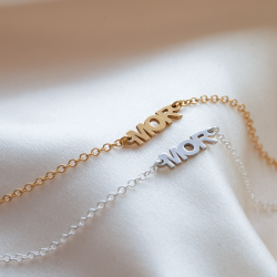"MOR" 18k gold-plated bracelet