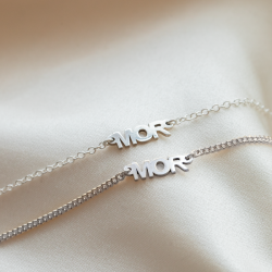 "Mor" armb�nd i sterling s�lv