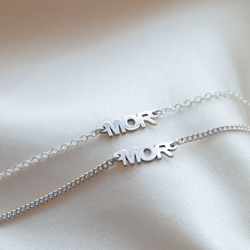 "Mor" armb�nd i sterling s�lv