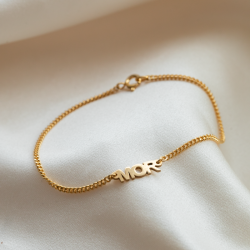 "MOR" 18k forgyldt armb�nd