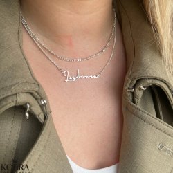 "Louisiana" sterling slv navnehalskde