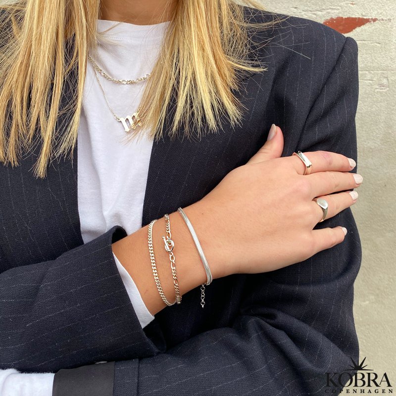 "Reece" bracelet in sterling silver