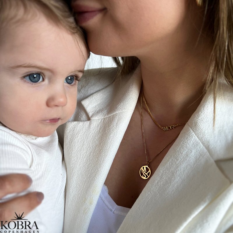 "Close To You" handmade gold jewelery with your 3 personal letters