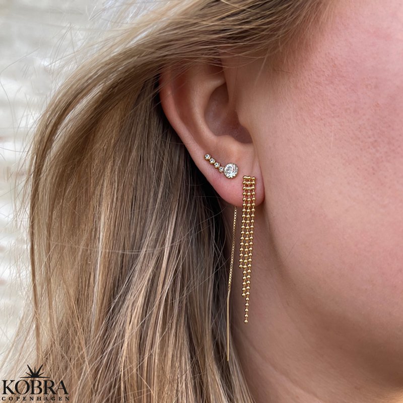 "Gianna" kuglereringe i guld