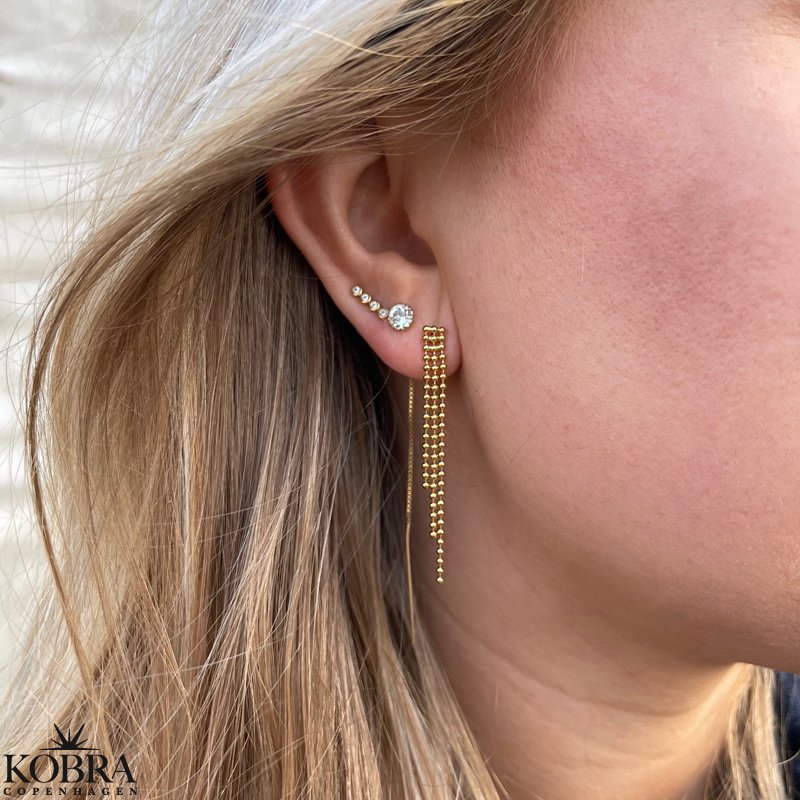 "Gianna" kuglereringe i guld