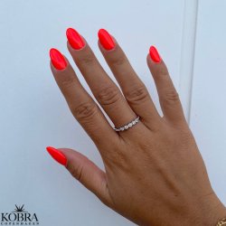 "Beatrice" slv ring med hvide sten