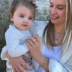 "Close To You" handmade gold jewelery with your 3 personal letters