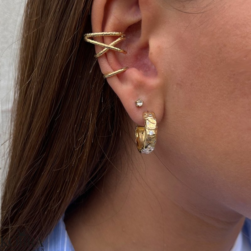 "Robin" earcuff i guld