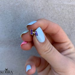 "Safir" sm guld restikker i forskellige farve