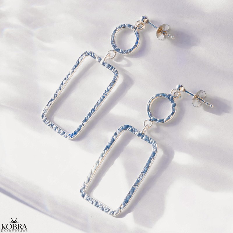 "Posy" Store slv reringe i organisk design