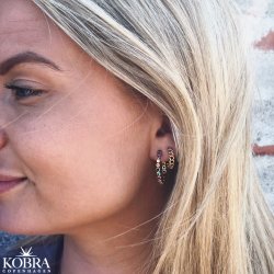 "Billie" sm 18k forgyldt creolere i "kde"