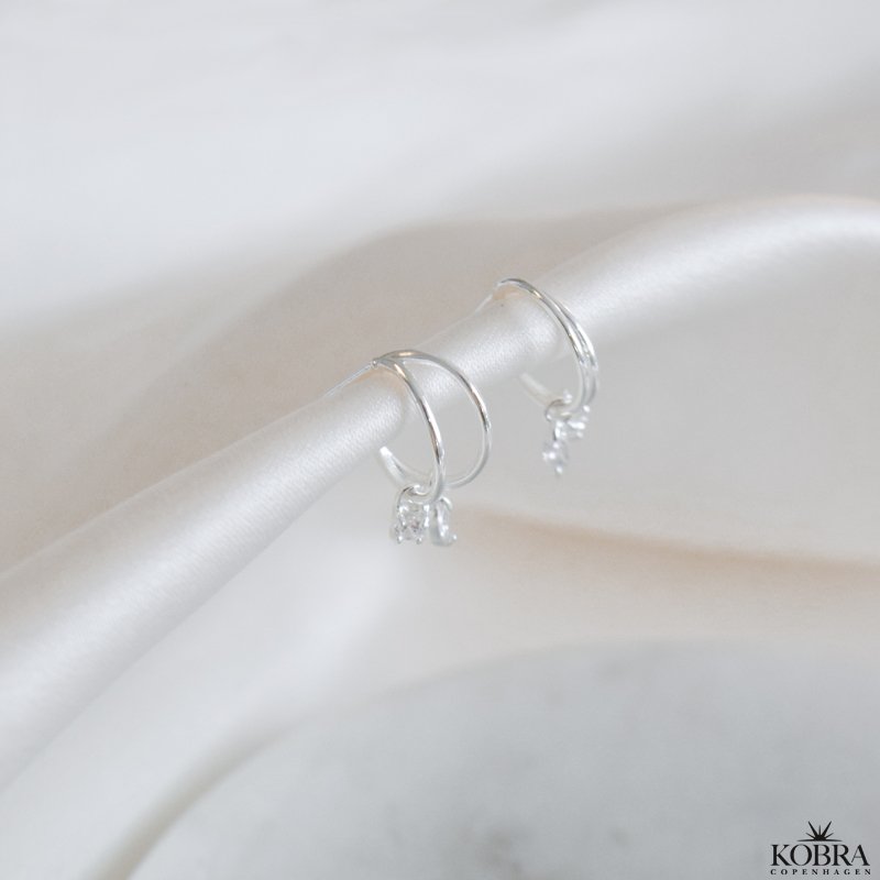 "Avenly" slv restikker med sten