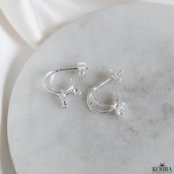 "Avenly" slv restikker med sten