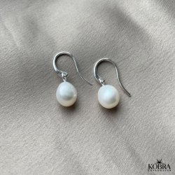 "Vogue" klassiske perle reringe i sterling slv