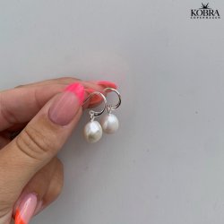 "Vogue" klassiske perle reringe i sterling slv