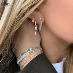 "Clinton" 4mm panzer armbnd i sterling slv