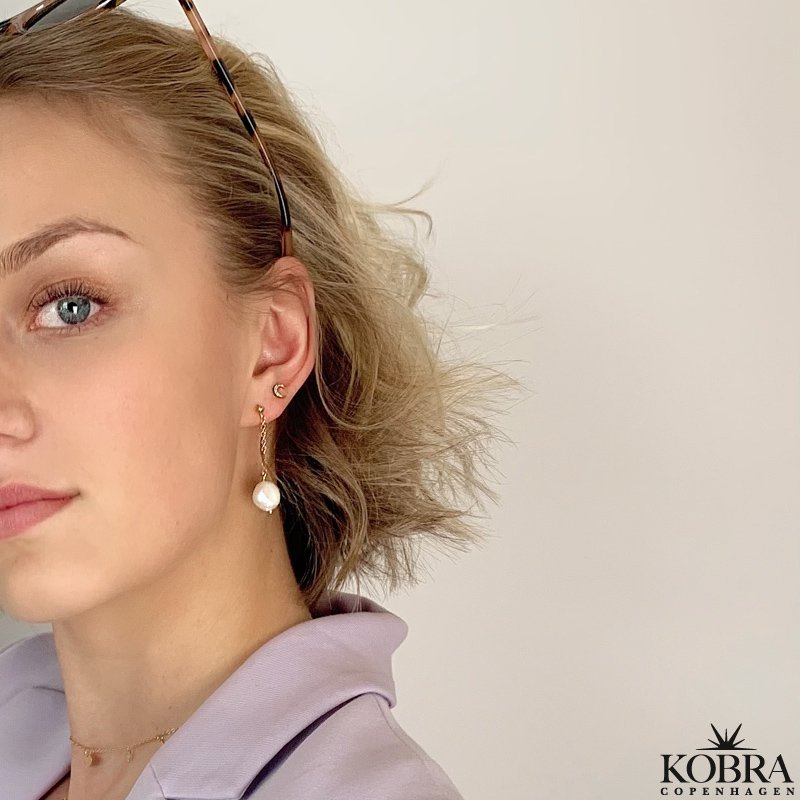 "Raven" lille forgyldt mne 1 stk.