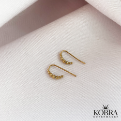 "Ella" ear studs with gold balls