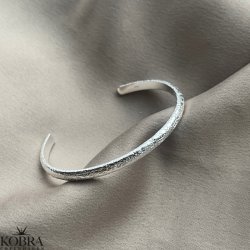 "Electric" organisk armbnd i sterling slv