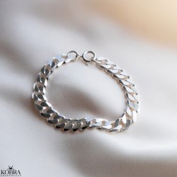 "Clinton" 10mm panzer armbnd i sterling slv