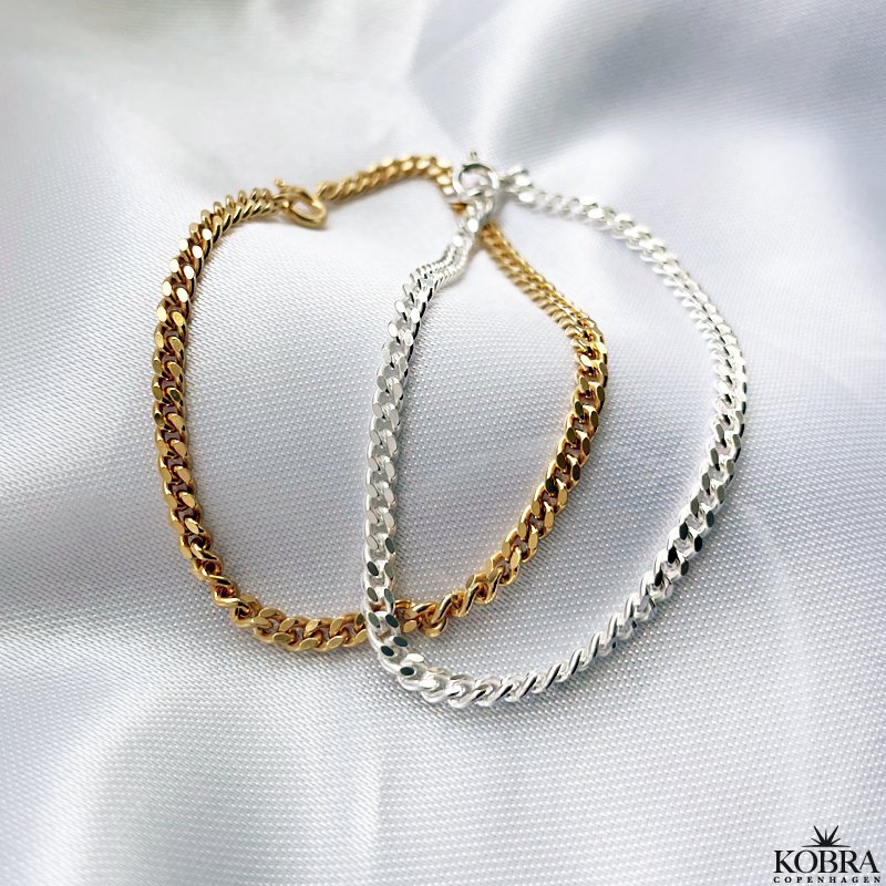 "Clinton" 3mm panzer armbnd i sterling slv