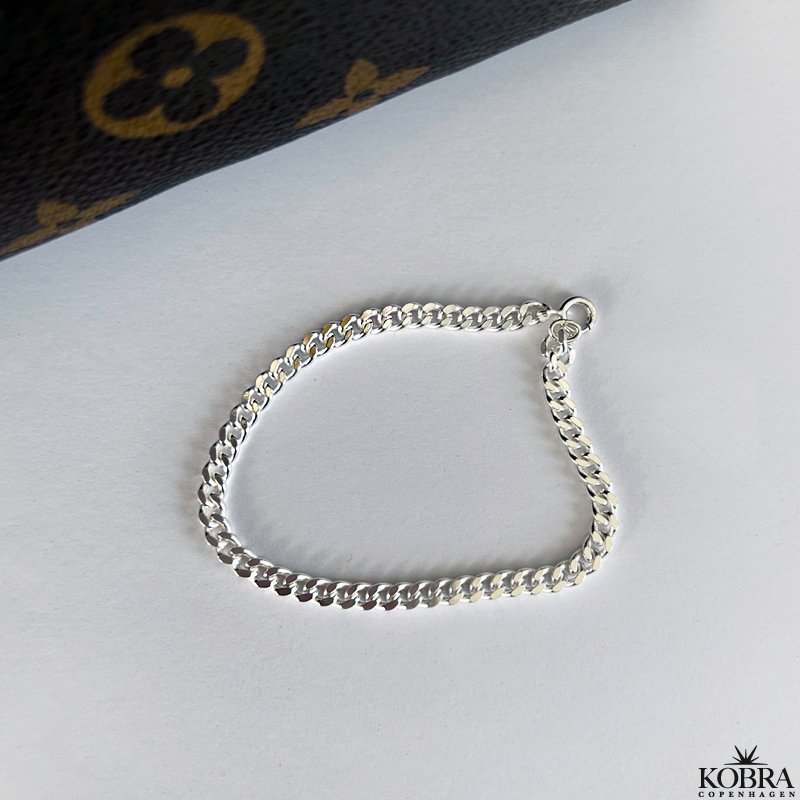 "Clinton" 3mm panzer armbnd i sterling slv