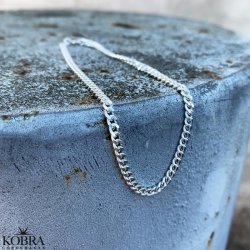 "Clinton" 3mm panzer ankelkde i sterling slv