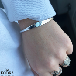 "Payton" slv armbnd med din personlige gravering 