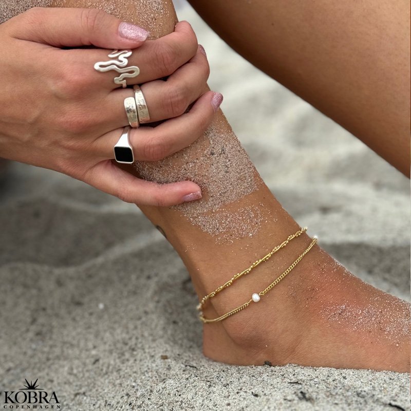 "Tonya" hammerslet ring i sterling slv