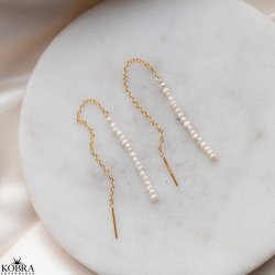 "Malina" guld retrde med perler