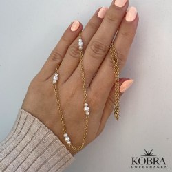 "Midsommar" guld perlehalskde