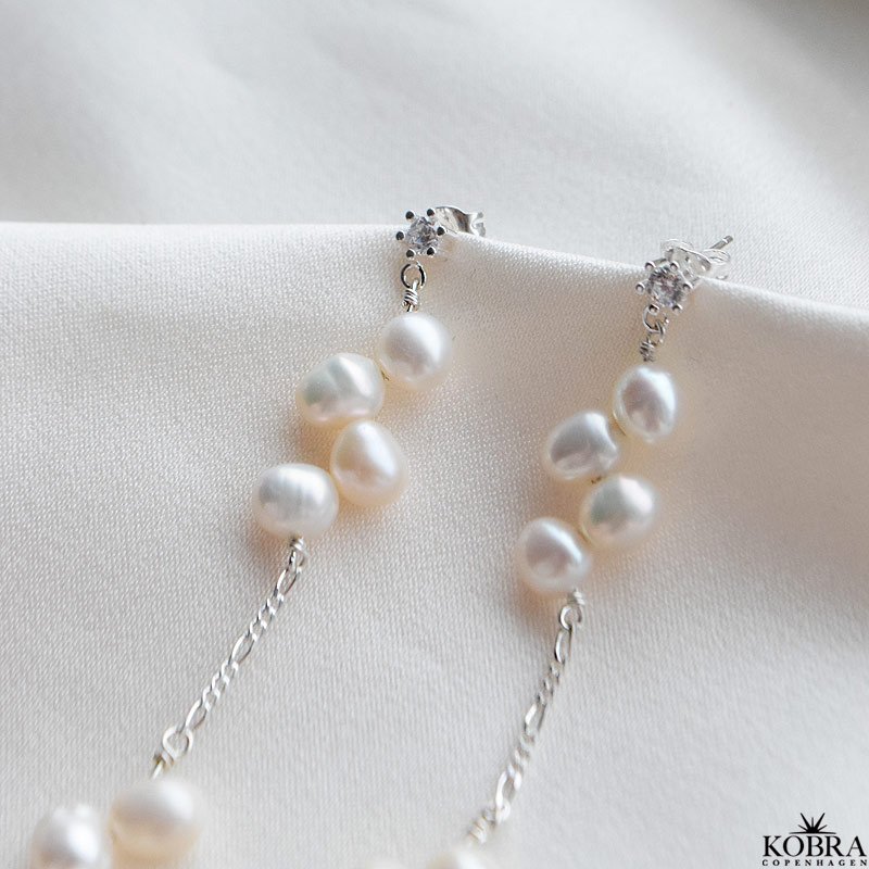 "Marry Berry" sknne hndlavet reringe med gte ferskvandsperler