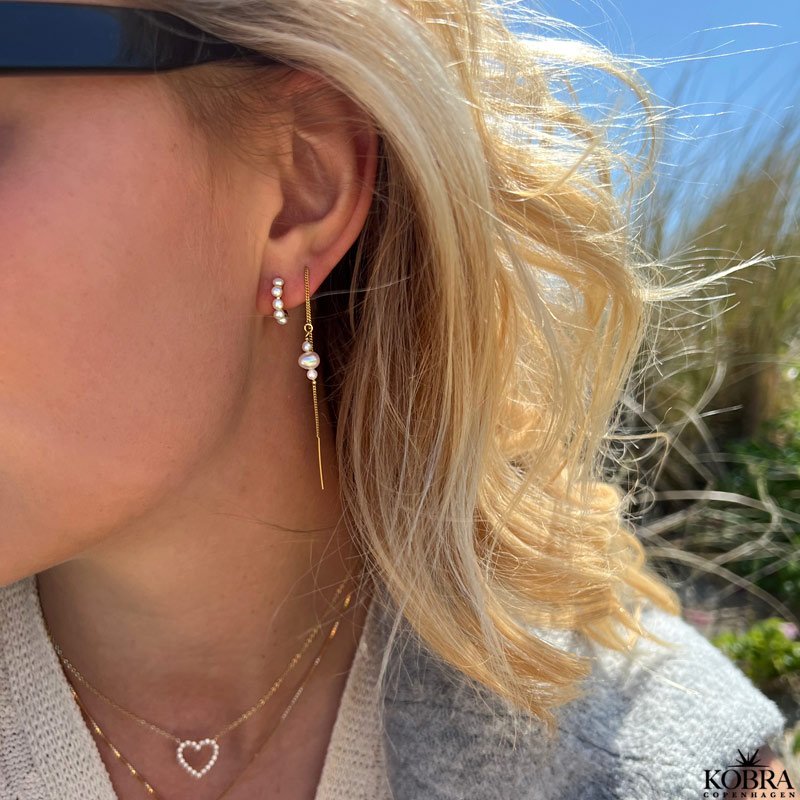 "Midsommar" perle reringe p guld retrde