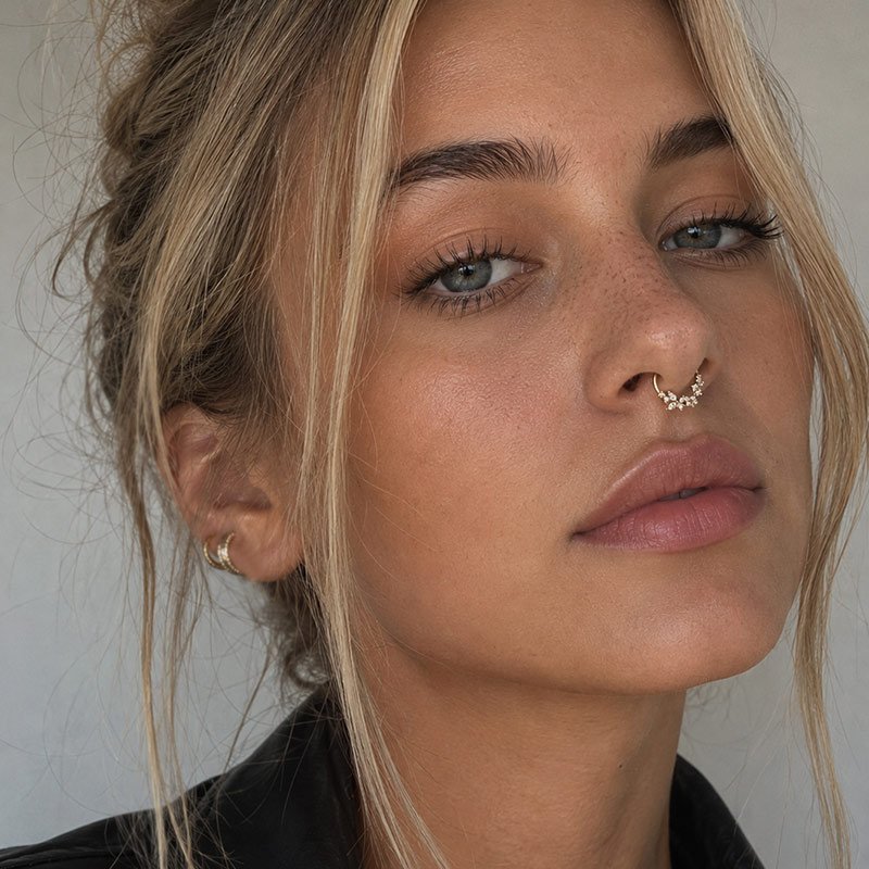 "Meadow" Flower Piercing