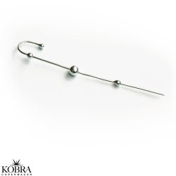 "Cayenne" earcuff with silver balls