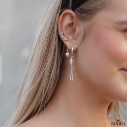 "Pilgrimme" slv perlereringe med chunky kde